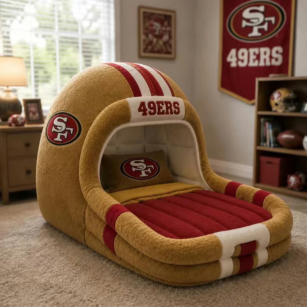 Football Dog Bed