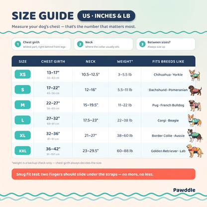 Pawddle Splash Vest – Dog Life Jacket